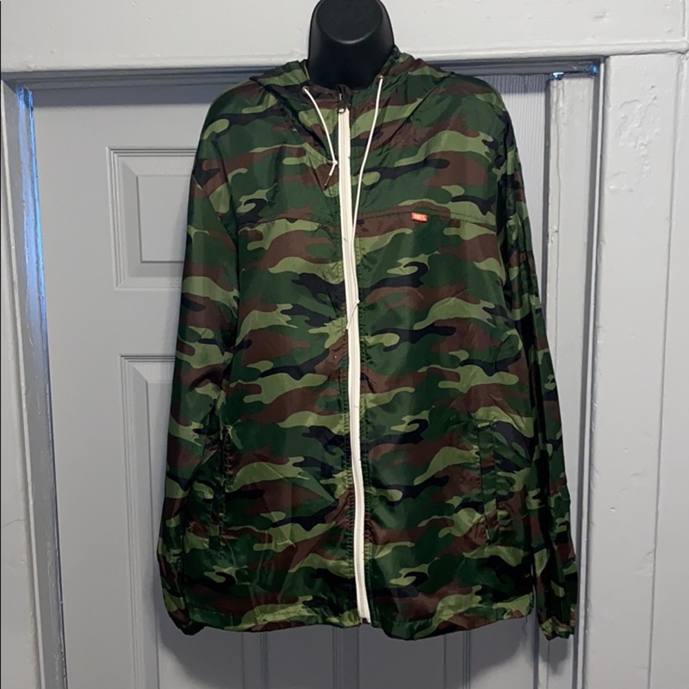 Camouflage Obey  windbreaker